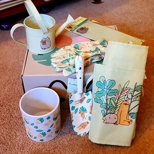 Pusheen Maybe Later garden set